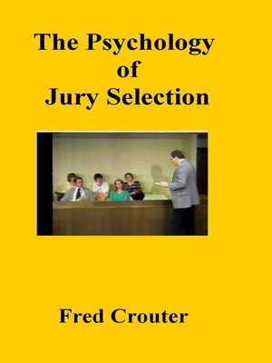 cover image of The Psychology of Jury Selection